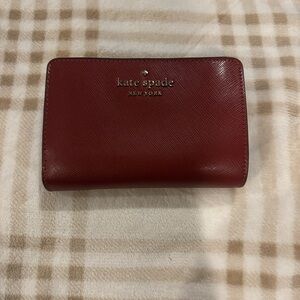 Kate Spade Cherry Red Leather Wallet